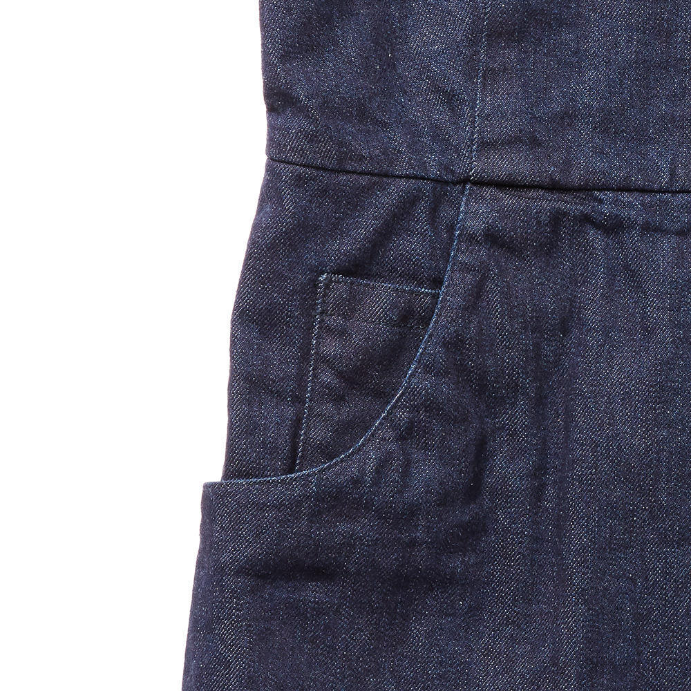 ノースリーブワンピース インディゴ