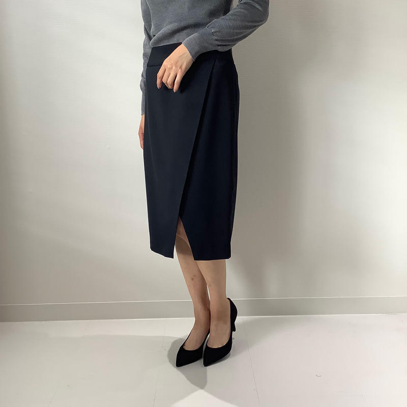 スリットスカート ブラック