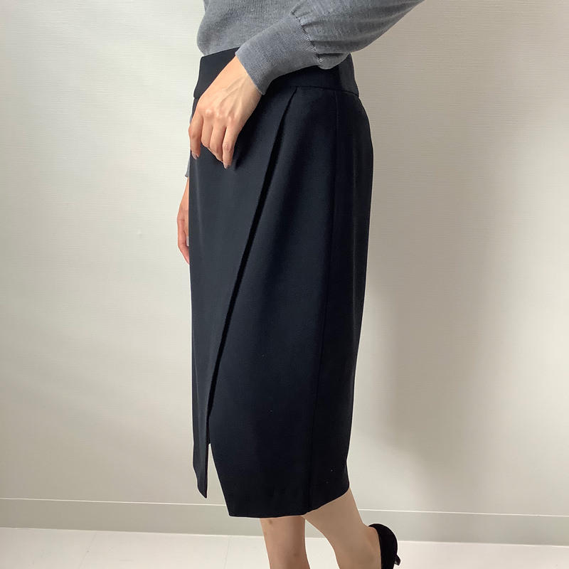 スリットスカート ブラック