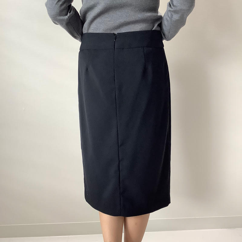 スリットスカート ブラック