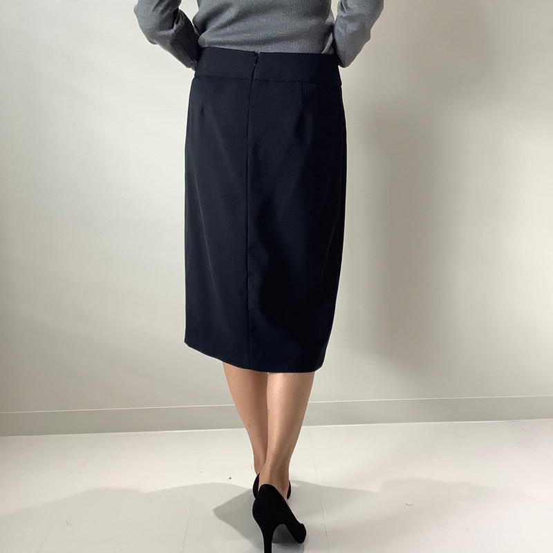 スリットスカート ブラック