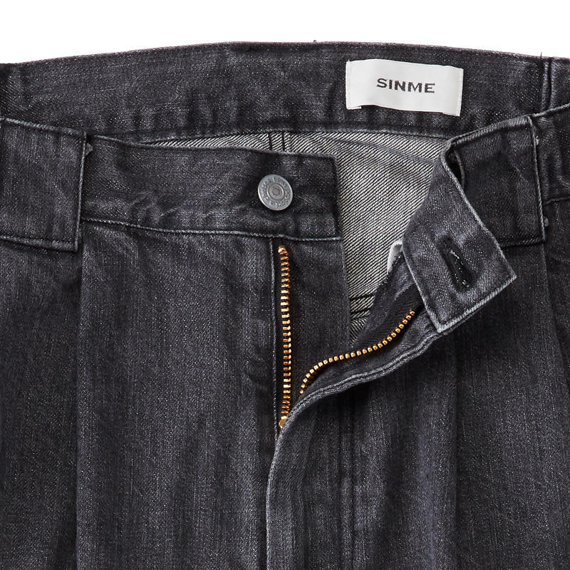 ペグトップデニム ブラック