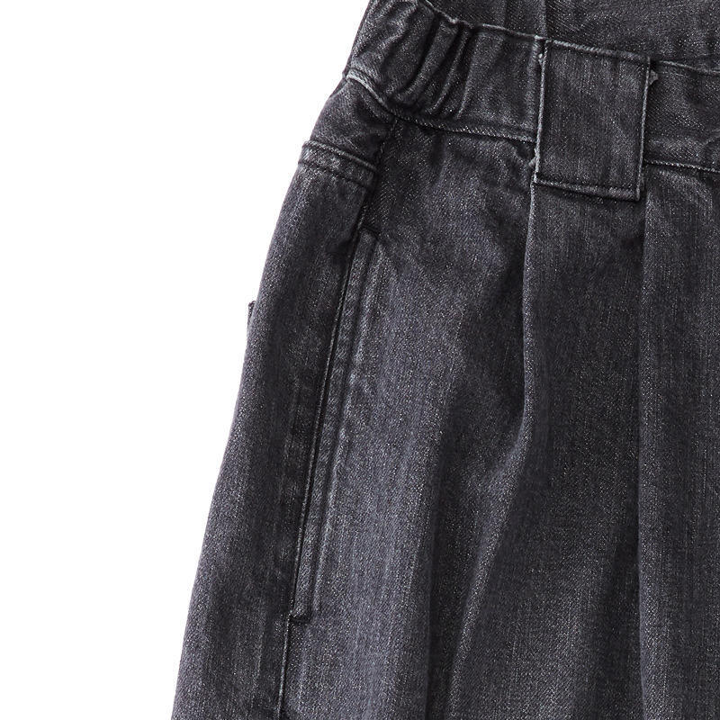 ペグトップデニム ブラック