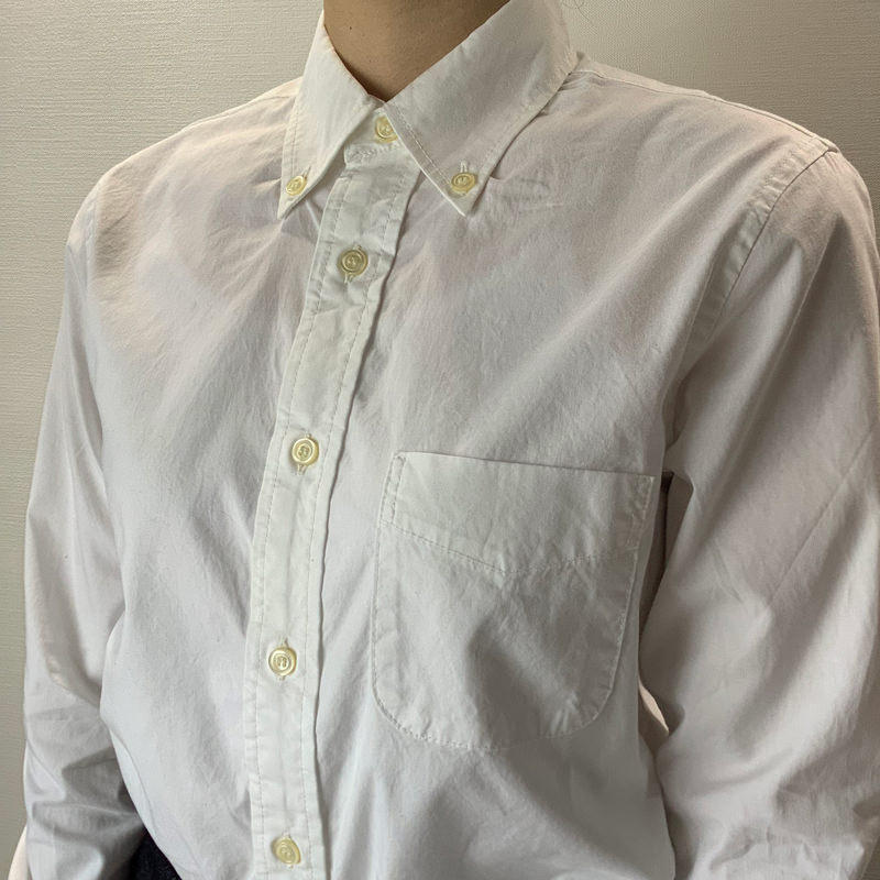 オックスフォードボタンダウンシャツ ホワイト | SINME